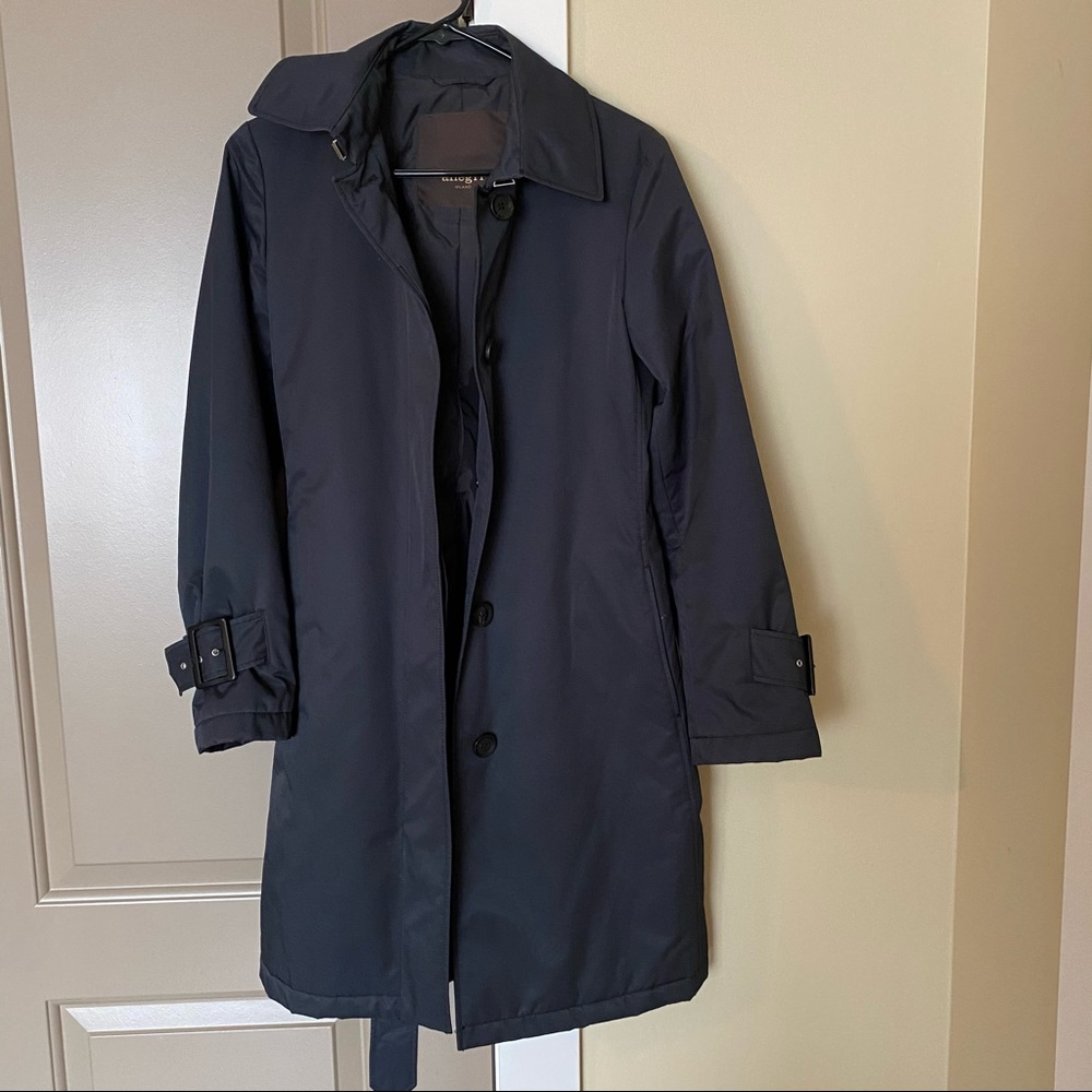 Allegri Milano Black Belted Jacket IT 40 or Size S